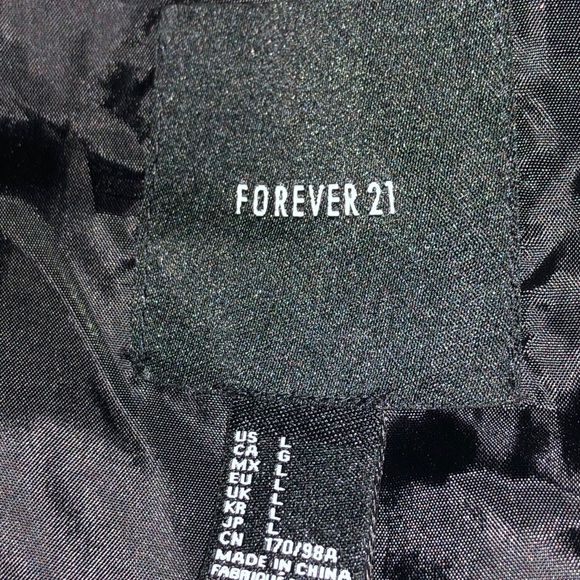 Faux leather bomber jacket, varsity style - Picture 5 of 5